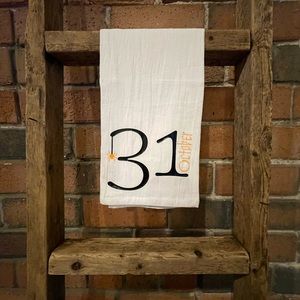 Halloween flour sack towel